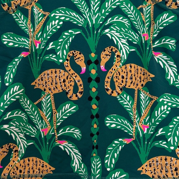 Lilly Pulitzer Teal Flamingo Skort - Picture 4 of 4